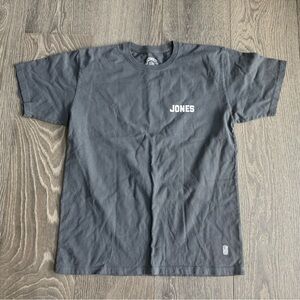 Jones x Standard Issue Press Short Sleeve Tee in Dark Gray Size Medium
